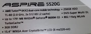 Продам Acer Aspire 5520G